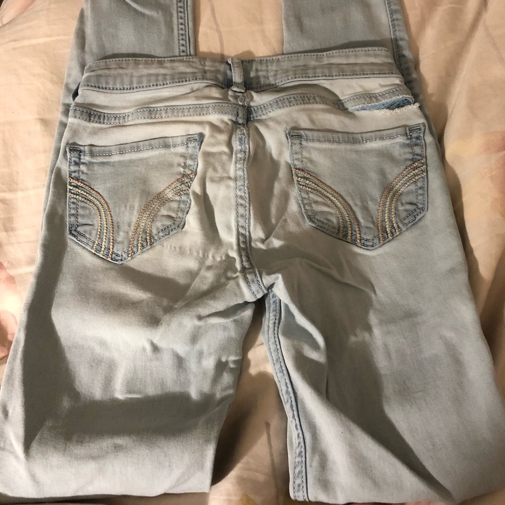 Hollister super skinny jeans size 00R- light blue